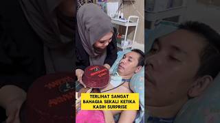 momen haru ketika istri kasih surprise ulang tahun suami yang sedang sakit ‼️ #surprise #ulangtahun