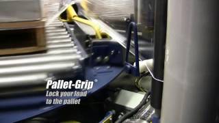 Lantech QAUTO Automatic Pallet Stretch wrapper w Conveyor