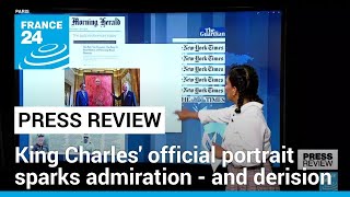 King Charles' official portrait sparks admiration and derision • FRANCE 24 English