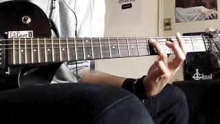 How To Play Sterile Nails And Thunderbowels by Silencer On Guitar (part 2/2)