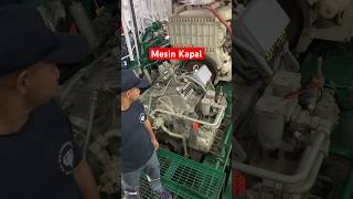 Beginilah saat mesin Kapal dinyalakan #machine #engine #mesinkapal