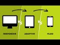 Responsive vs. Adaptive vs. Fluid Design: What's the Difference?