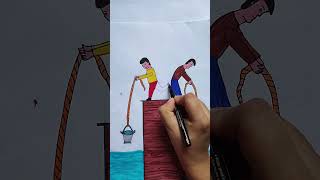 Beware of a fake friend's #shorts #youtubeshorts #art #drawing #friends #video