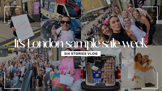 LONDON SAMPLE SALE: Setting Up in London, 5 Hour Queues, Emergency Trip to IKEA