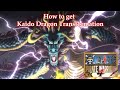 How to get/unlock Kaido Dragon Transformation - ONE PIECE PIRRATE WARRIOR 4