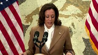 US Vice President Kamala Harris calls for restraint as Israel strikes Gaza