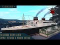 Bloxburg ocean liner RMMV. Petunia II MAIDEN VOYAGE! - BSL cruises