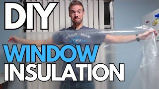 Cold Be Gone! Cheap And Easy, How to Insulate Your Windows With Plastic Film | Window Insulation Kit