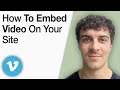 How to Embed a Vimeo Video on Your Site - Tech Tip [2025 Full Guide]