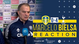 Marcelo Bielsa reaction | Leeds United 0-4 Spurs | Premier League