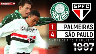 Palmeiras 1x4 São Paulo - 1997 - DODÔ E ARISTIZÁBAL DESMONTAM O VERDÃO DE RINCÓN E DJALMINHA!