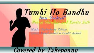 Tumhi Ho Bandhu, from Bollywood Movie "Cocktail" (Vocal Mix), Cover by Takeponnu
