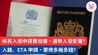 移民及入境費用加價，包括入籍英國及ETA… 邊啲人最受影響？ #bno簽證 #移民英國 #入籍英國 #eta