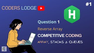 Reverse Array || One line code || Hackerrank || Competitive Coding || Question 1
