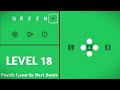 Green LEVEL 18 - Puzzle Game by Bart Bonte