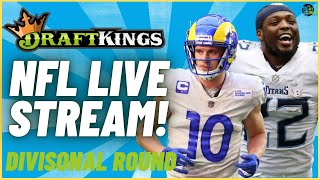DRAFTKINGS NFL DFS DIVISIONAL ROUND FINAL PICKS & ADVICE - NFL DFS DIVISIONAL ROUNDLIVE STREAM!