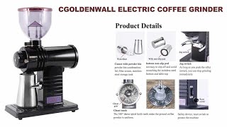 CGOLDENWALL Electric Coffee Grinder