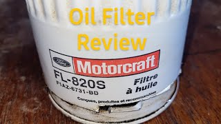 Motorcraft Fords best oil filter