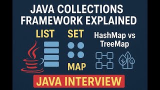 Java Collections Framework Explained | List, Set, Map | HashMap vs TreeMap | Java Interview
