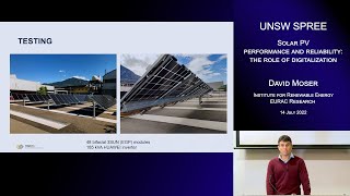 UNSW SPREE 202207-14 David Moser - Solar PV performance and reliability: the role of digitalization