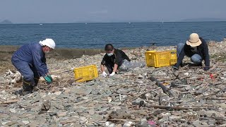 海洋プラごみ削減へ、愛媛県が実態調査に着手