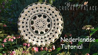 NEDERLANDSE TUTORIAL 30cm mandala in een ring haken - Bianca's Crochet Palace