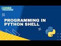 Programming in Python Shell | How to run Python program in IDLE shell
