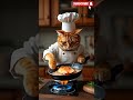 cooking is my hobby and eating delicious food is my first priority ginger cat cooked seafood today