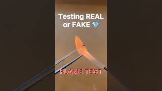 Testing REAL or FAKE Diamond🔥💎 (FLAME TEST)