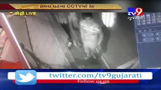 On cam: Thieves stealing valuables and cash from mobile shops in Surat- Tv9