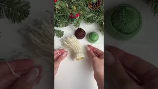 12 Days of Christmas Crafts 🎄 Day 1: Mini Bobble Hat Decor ❄️