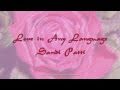 Love In Any Language by Sandi Patty