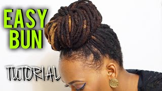Loc Tutorials for Women | Loc Bun Tutorial // Patty Phattty