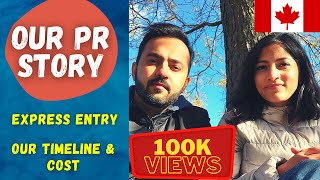 MOVING TO CANADA 🇨🇦 - OUR PR STORY | Express Enrty Process | Cost of Immigrating to Canada