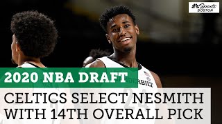 Celtics select Aaron Nesmith with the 14th pick in NBA Draft