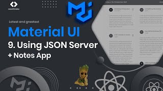 React Material UI Tutorial | 9. Using JSON Server