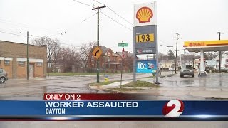 Man intervenes when angry customer attacks gas station worker