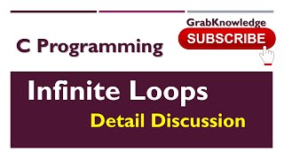 47. Infinite Loop in C programming