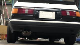 AE86 ワンオフマフラー  マフラー 排気音