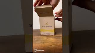 A little ASMR unboxing of @Burberry Perfume ✨ #youtubeshorts #shorts #ashortaday #asmr