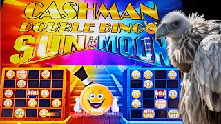 New CASHMAN DOUBLE BINGO - SUN & MOON slot machine by Aristocrat