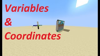Variables and Coordinates | How to use Minecraft commands | Crash Course begginer to expert course |