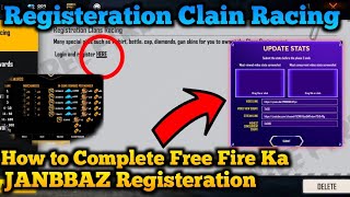 How to Complete Free Fire Janbbaz Event | Fast Register to get Free Diamond in Free Fire | Last Date