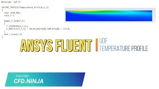 ✅ ANSYS FLUENT - UDF ട്യൂട്ടോറിയൽ (താപനില പ്രൊഫൈൽ)