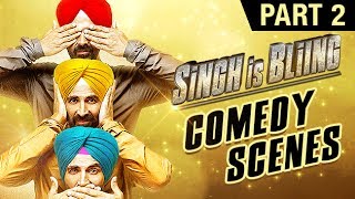 Singh Is Bliing Comedy Scenes | Akshay Kumar, Amy Jackson, Lara Dutta | Part 2
