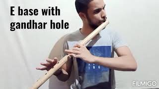 E bass with gandhar and puncham hole , not only hole but also you can play gandhar and puncham