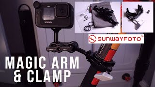 Action Camera Clamp (GA-03 Magic Arm \u0026 CC-01) - Sunwayfoto - bike mount