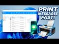 iPhone Messages Printed? Yes, Here's the Method