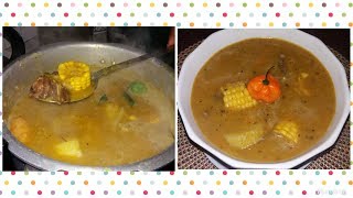 Fresh Mutton Soup From Debbie dung a yaad ( part 2 final )