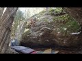 bolton vermont bouldering spook left v8